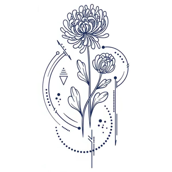 Geometrische Blütenkunst – Bild 2