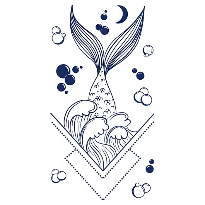 Meerjungfrauenschwanz & Wellen – Bild 2